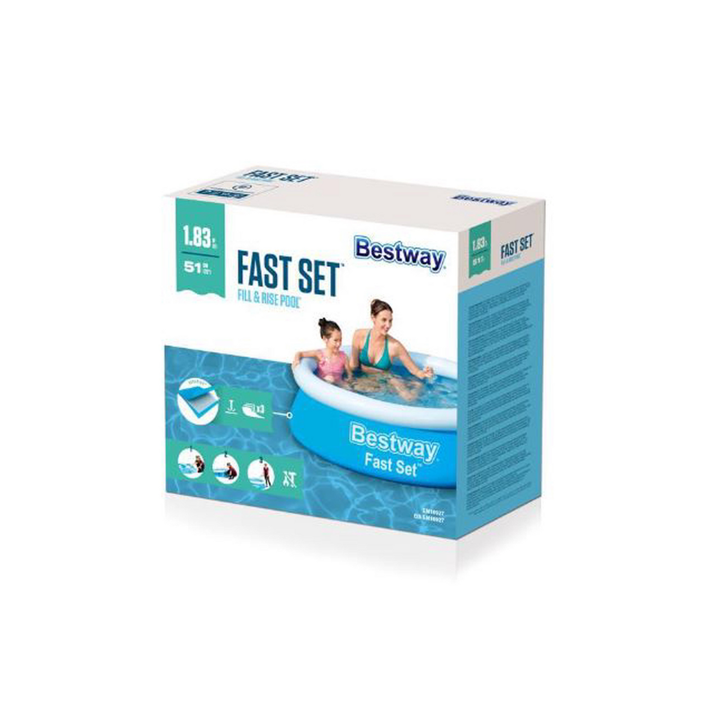 Pripučiamas Baseinas Bestway, 183 x 51 cm
