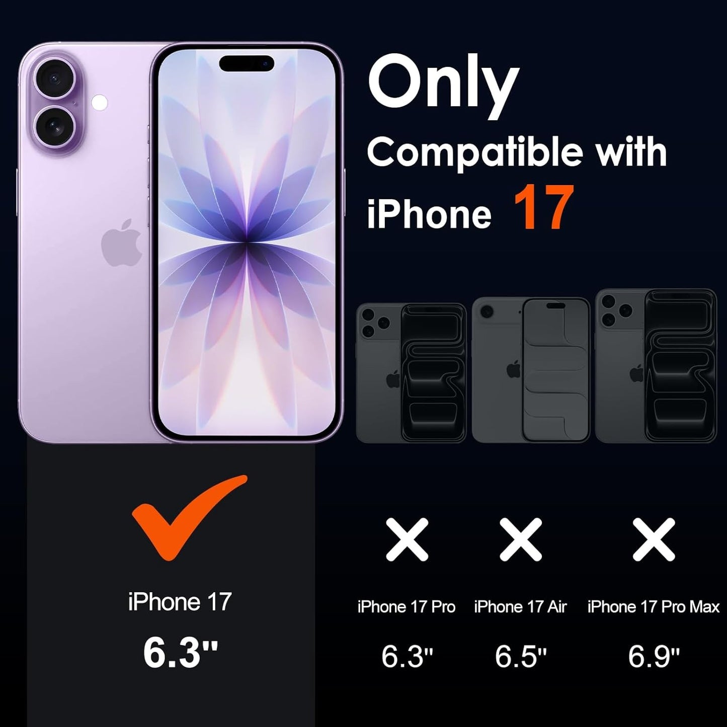 Skaidrus Dėklas Apple iPhone 17 Telefonui