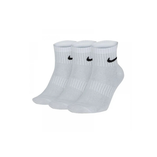 Nike Baltos Trumpos Kojinės (3 Poros)